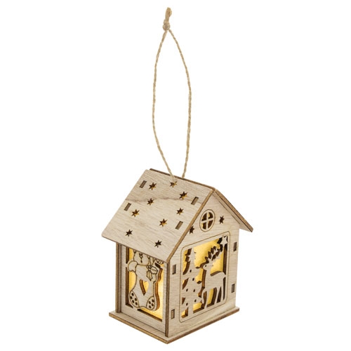 CABAÑA DE MADERA CON LUZ