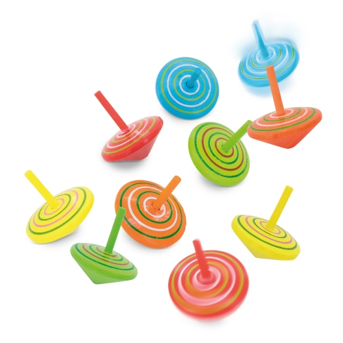 SET 10 PEONZAS DE MADERA NATURAL