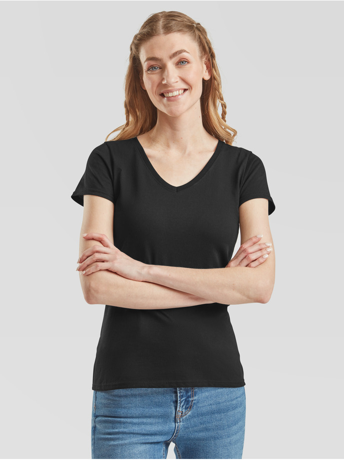 Ladies V Neck V-Weight Tee