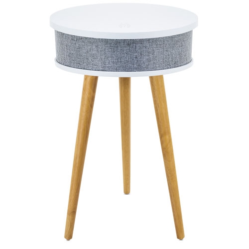 MESA ALTAVOZ BLUETOOTH CON CARGA INALÁMBRICA