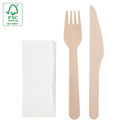 SET DE CUBIERTOS MADERA 3 PCS