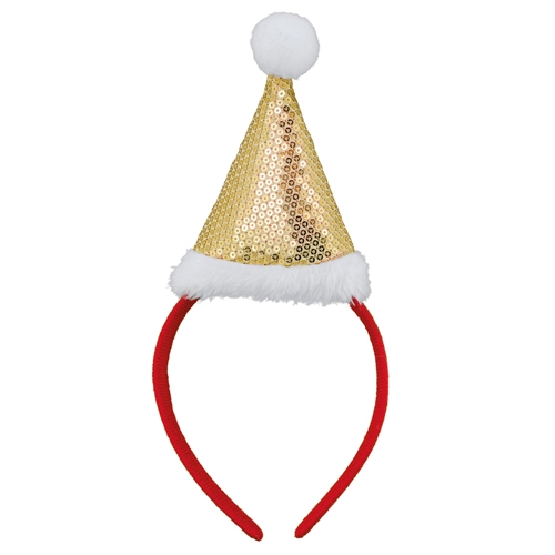 DIADEMA CON GORRO NAVIDEÑO
