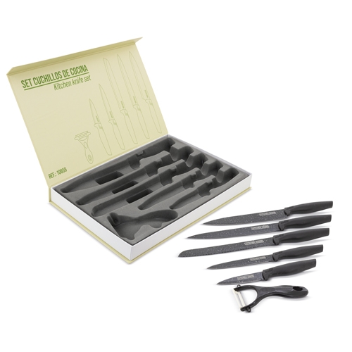 JUEGO DE CUCHILLOS 6 PCS