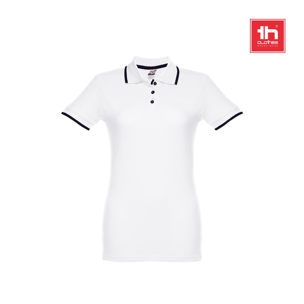 THC ROME WOMEN WH. Polo "slim fit" para mujer