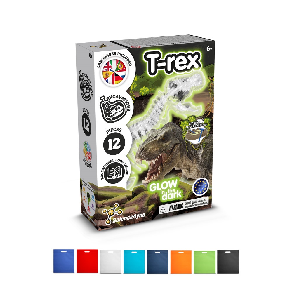 Fossil Excavation Kit IV. Juego educativo suministrado con una bolsa de regalo de non woven (80 g/m²)