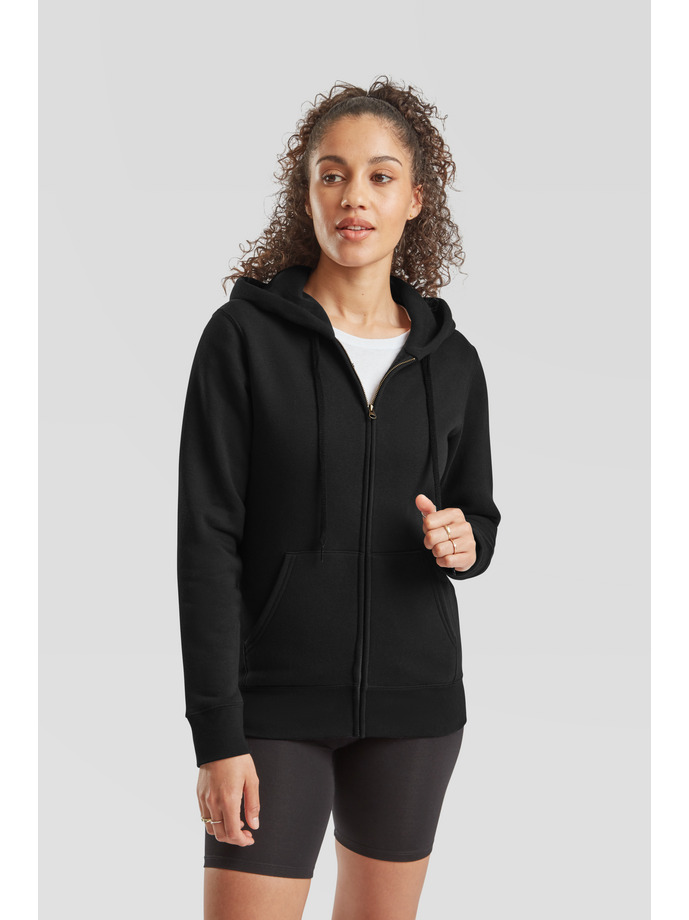 Ladies Zip Thru Hood Swt Jkt