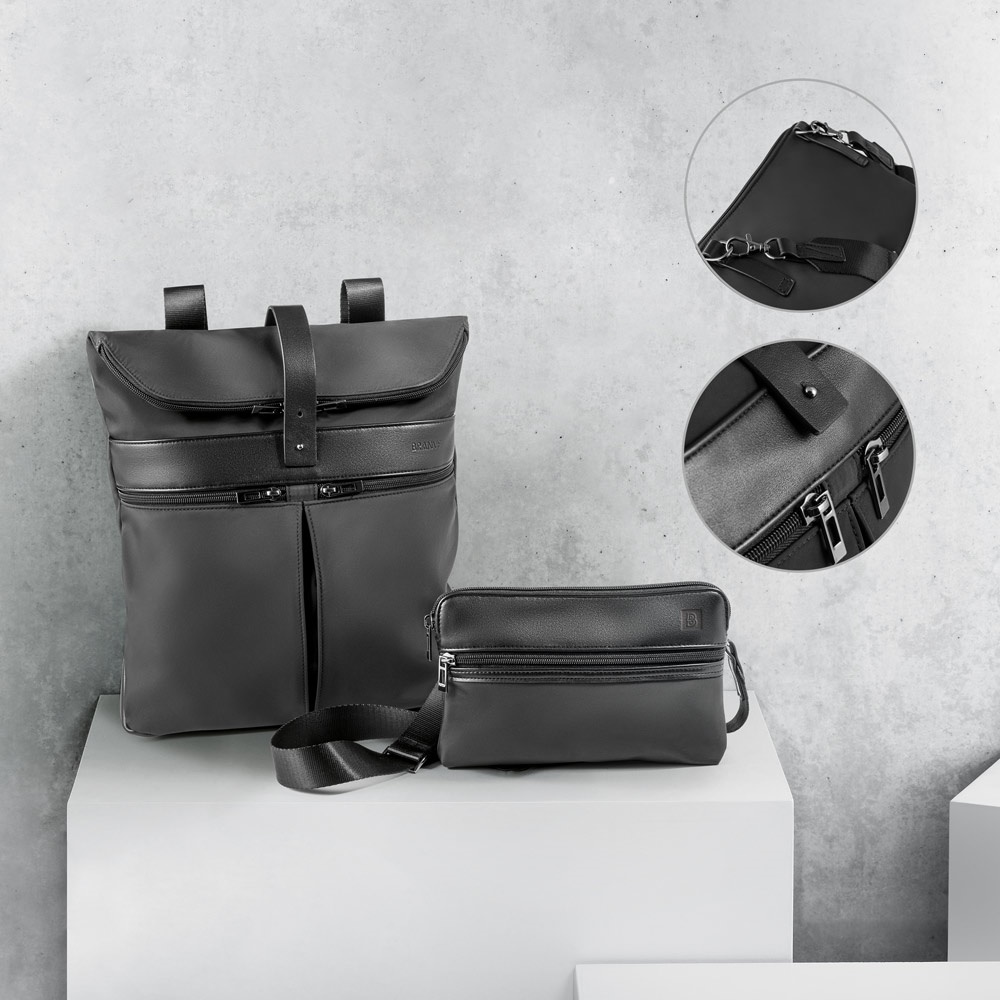 ROVER BACKPACK. Mochila de microfibra y PU