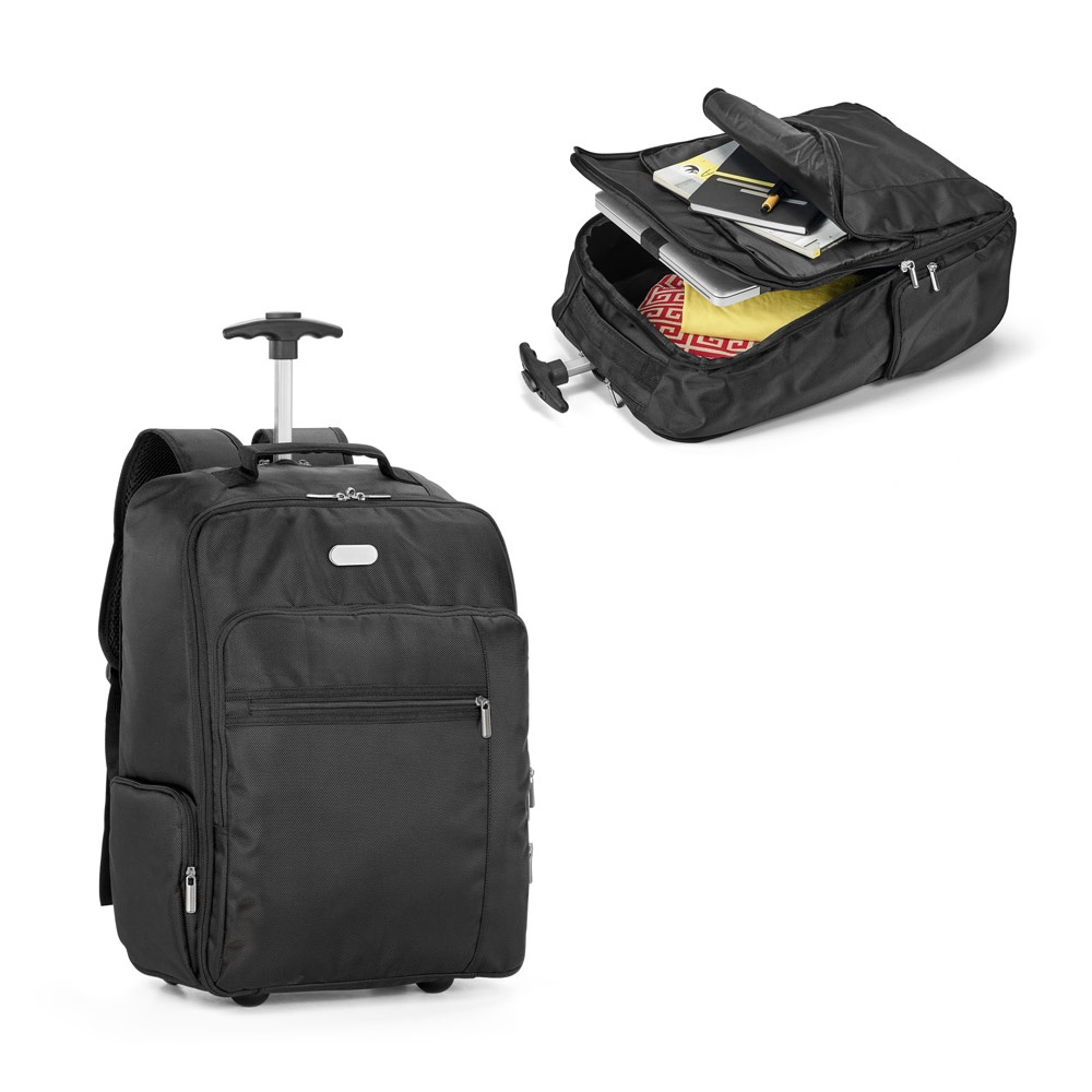 AVENIR. Mochila trolley para portátil de 17" en 1680D y 300D