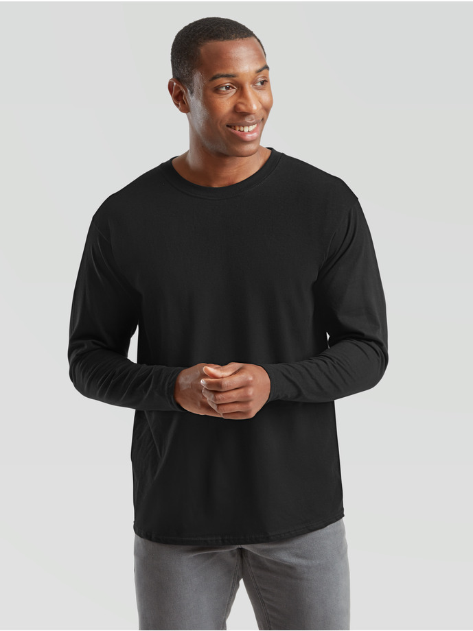 Iconic 195 Ringspun Premium Long Sleeve T  (60 degree wash)