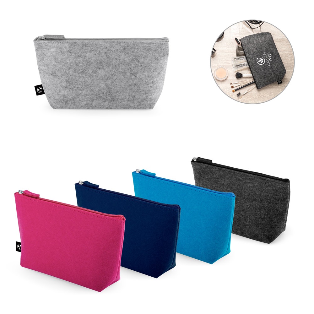 MALLORCA. Bolsa multiusos de fieltro reciclado (100% rPET)