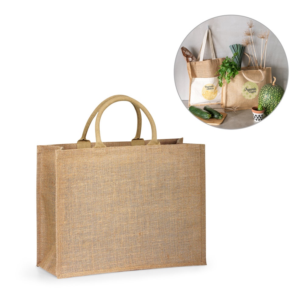 SHANTI. Bolso de yute (360 g/m²)