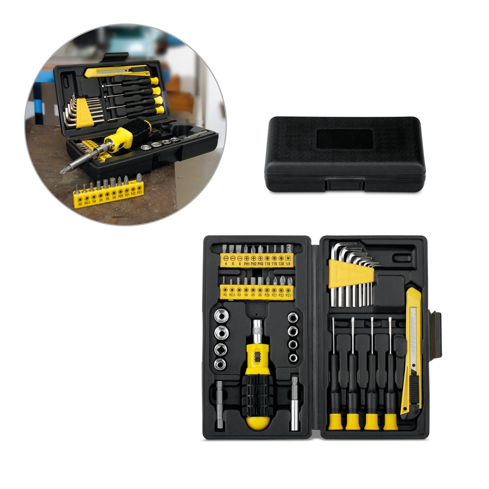 TUFF. Juego de herramientas de 45 piezas