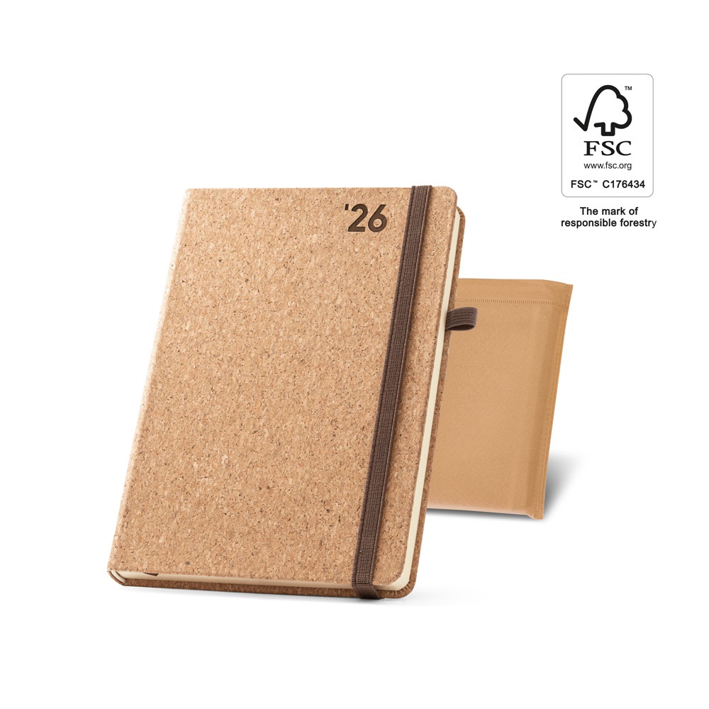 POMAR A5. Agenda de corcho
