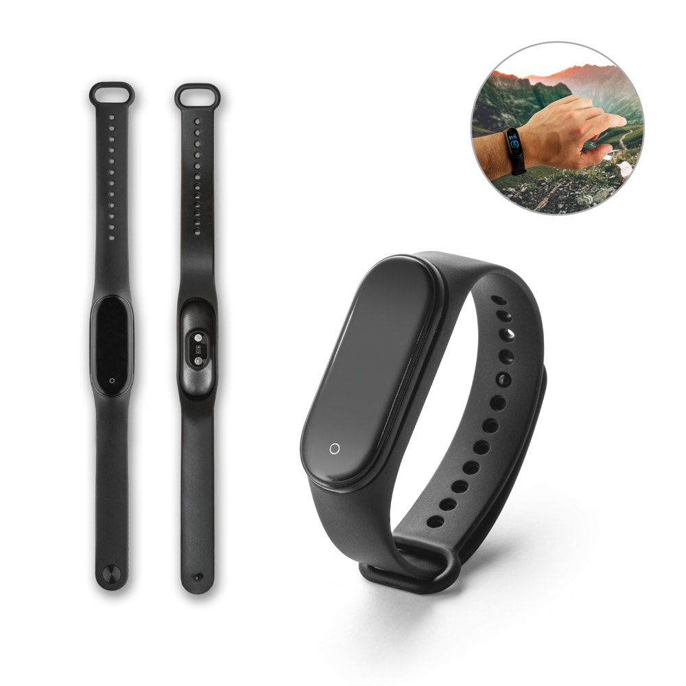 CALATRAVA. Pulsera deportiva inteligente con 3 días de autonomía en ABS y TPU