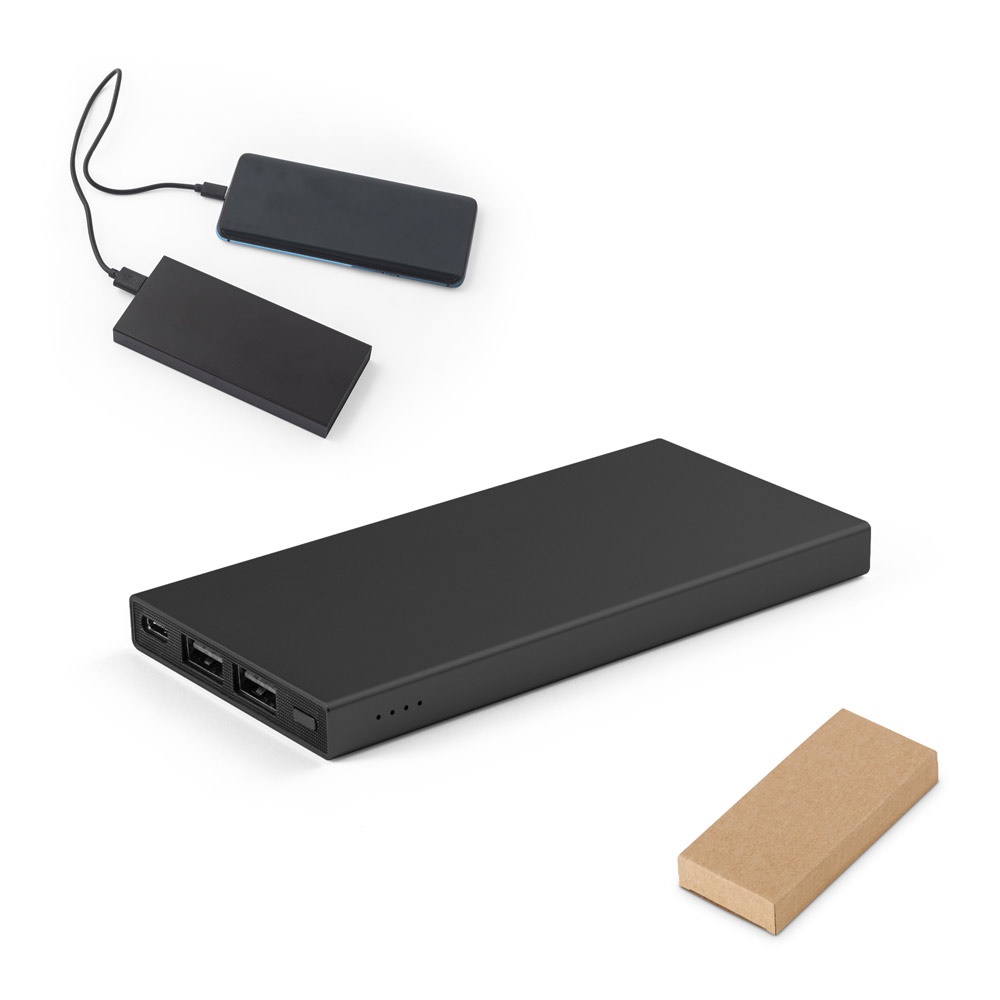 DOROTHY 5. Power bank 5'000 mAh fabricado en aluminio reciclado (100% rAL)