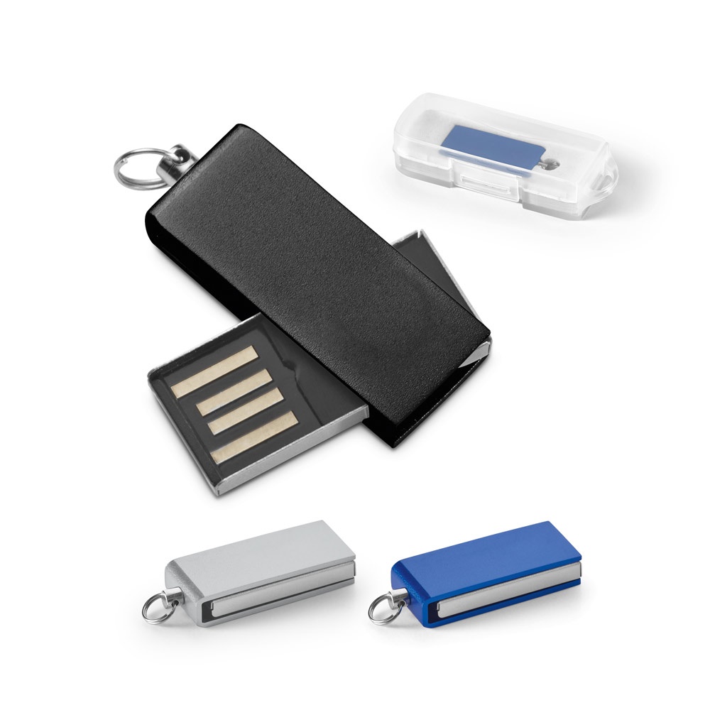 SIMON 8GB. Pen Drive, UDP mini de 8 GB de aluminio