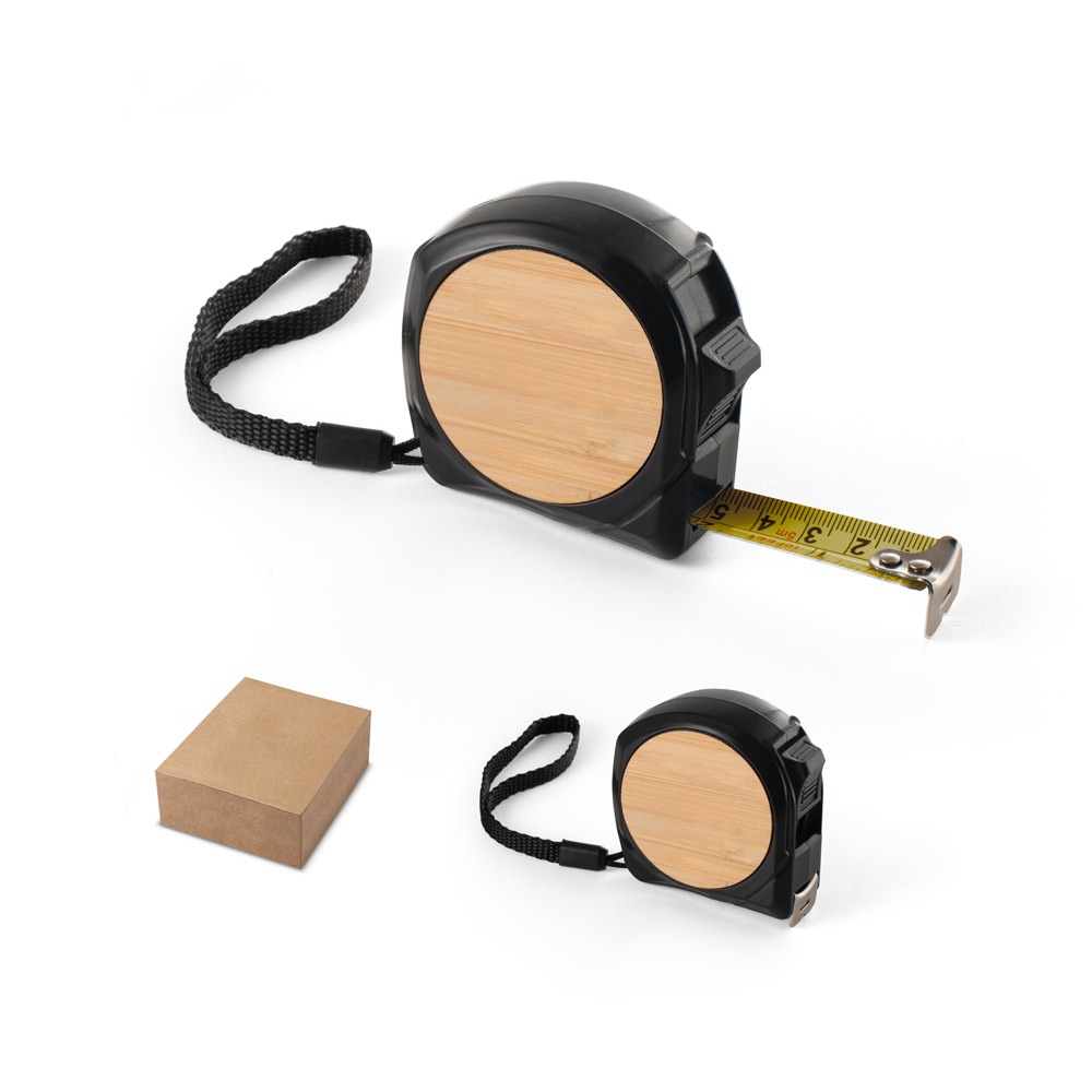 ODENSE V. Cinta de 5 metros fabricada con ABS reciclado (100% rABS) y bambú