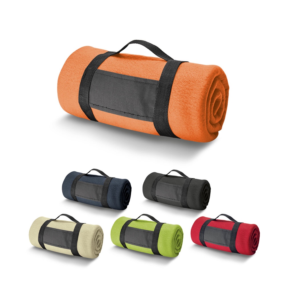 THORPE. Manta polar con asa desmontable (180 g/m²)