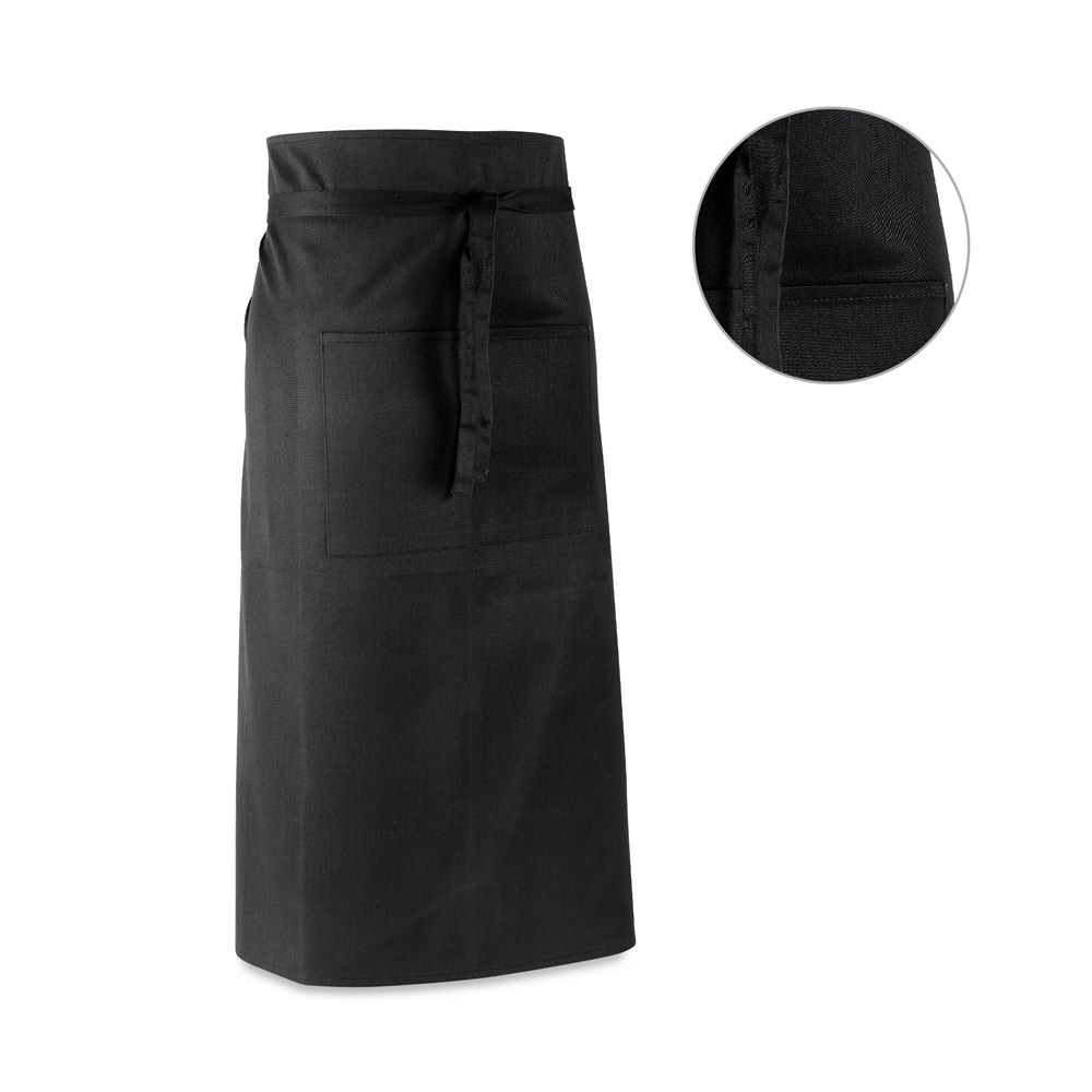 NAEKER. Delantal de bar de algodón y poliéster (145 g/m²)