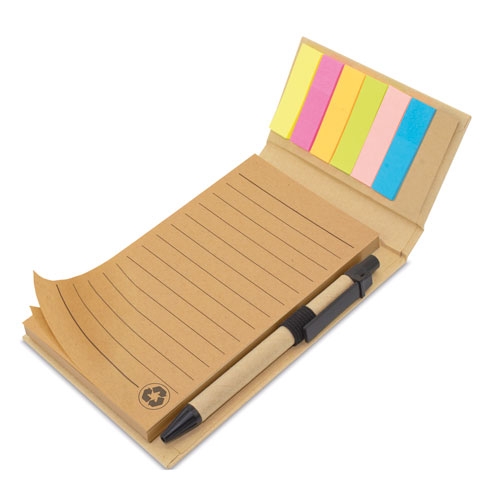 LIBRETA MARCADOR CON BOLIGRAFO DE SOBREMESA