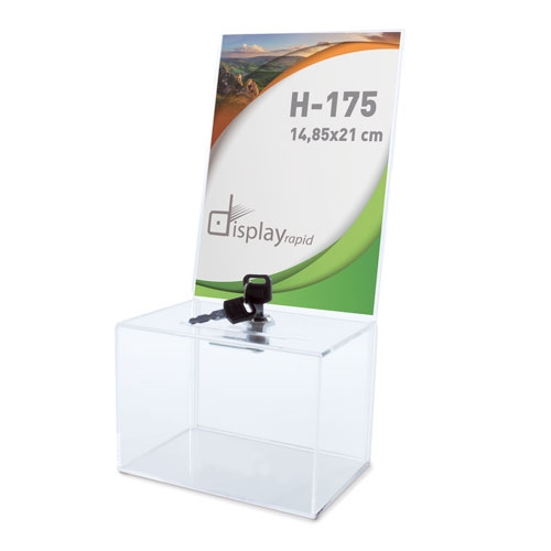 URNA PORTAGRAFICA A5 CON CERRADURA "ELECTION"