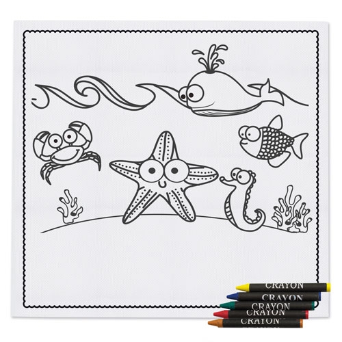 MANTEL ENTRETENIMIENTO INFANTIL CON CERAS