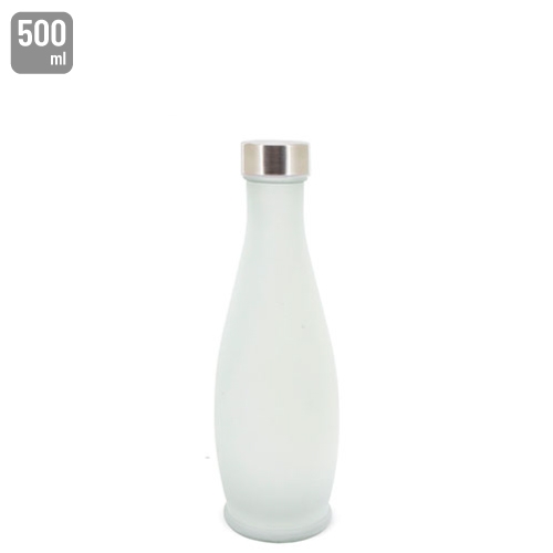 BOTELLA ESMERILADA 500ML "AQUA SANA"
