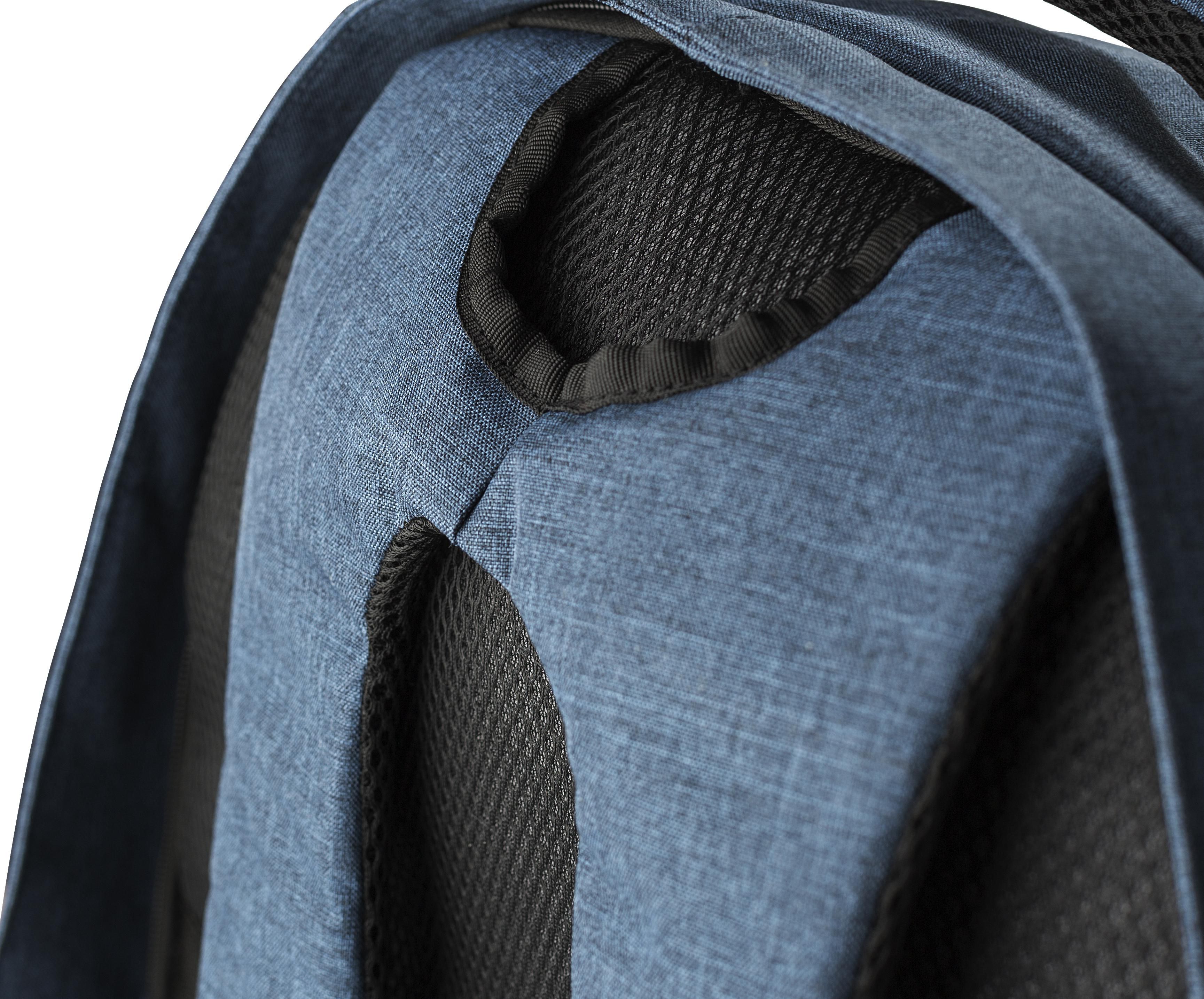 Mochila antirrobo de rPET Celeste