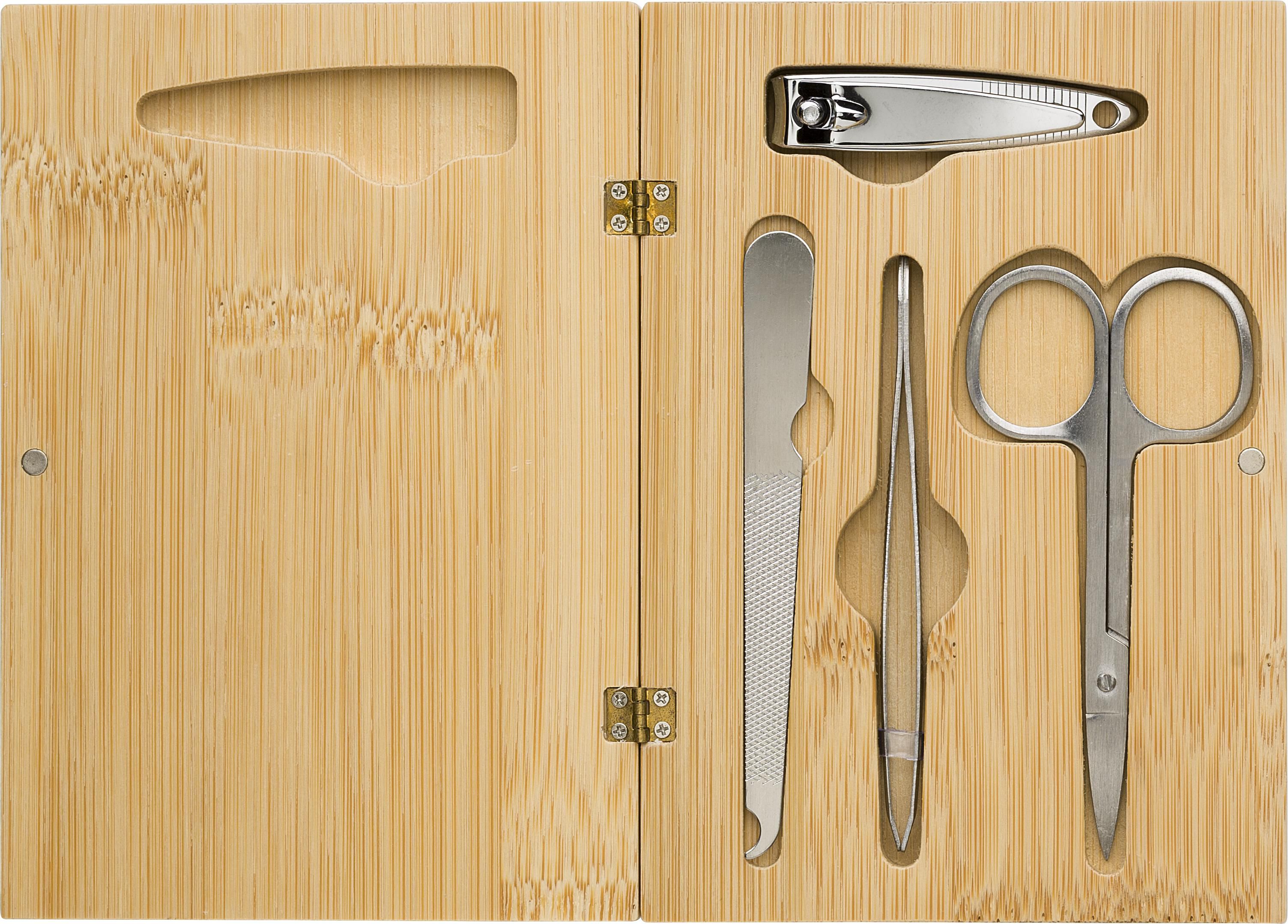 Set de manicura de bambú Lydia