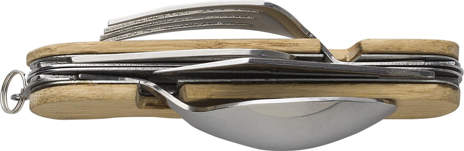 Set de cubiertos de bambú Ainsley