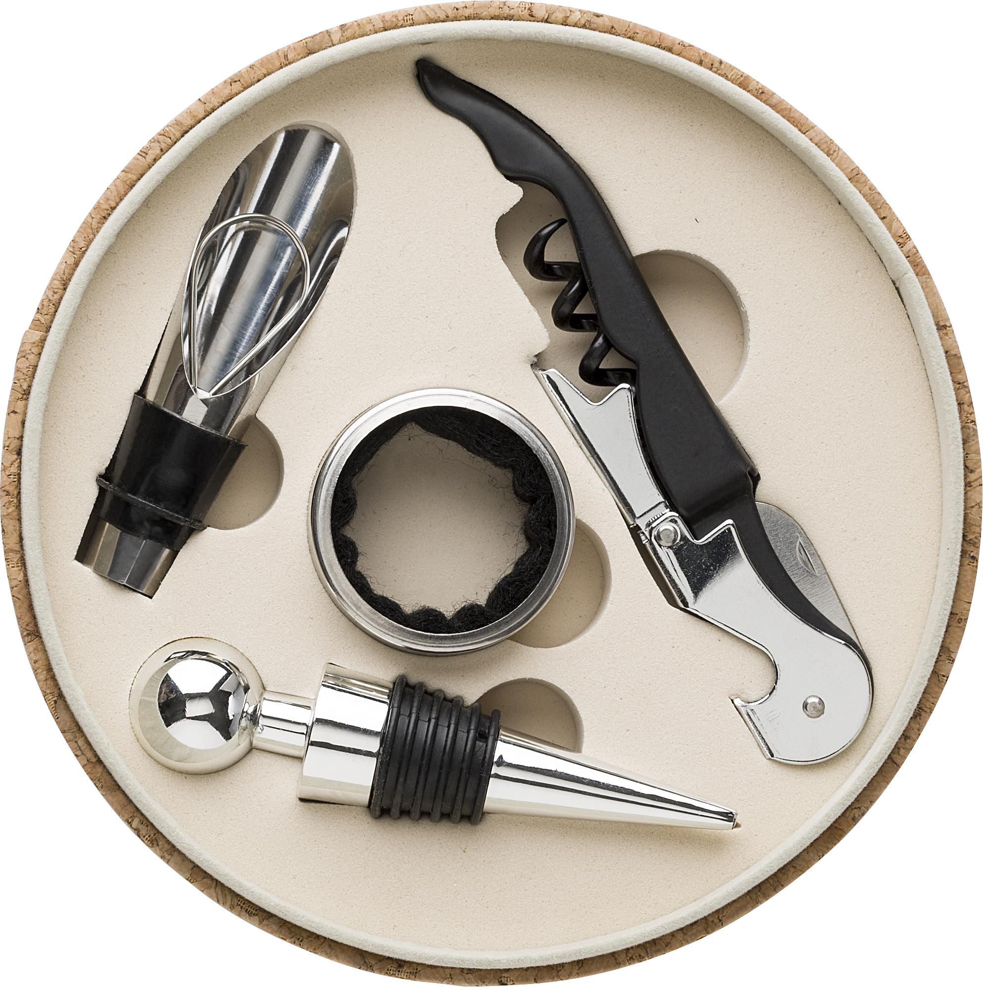 Set de vino de corcho Milana