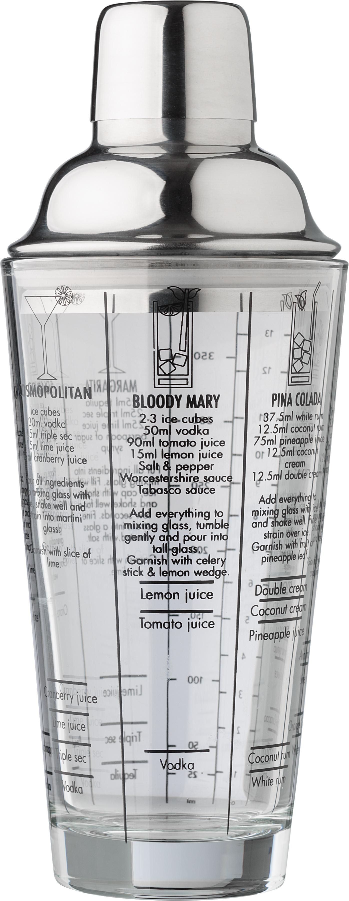 Coctelera de cristal Adela