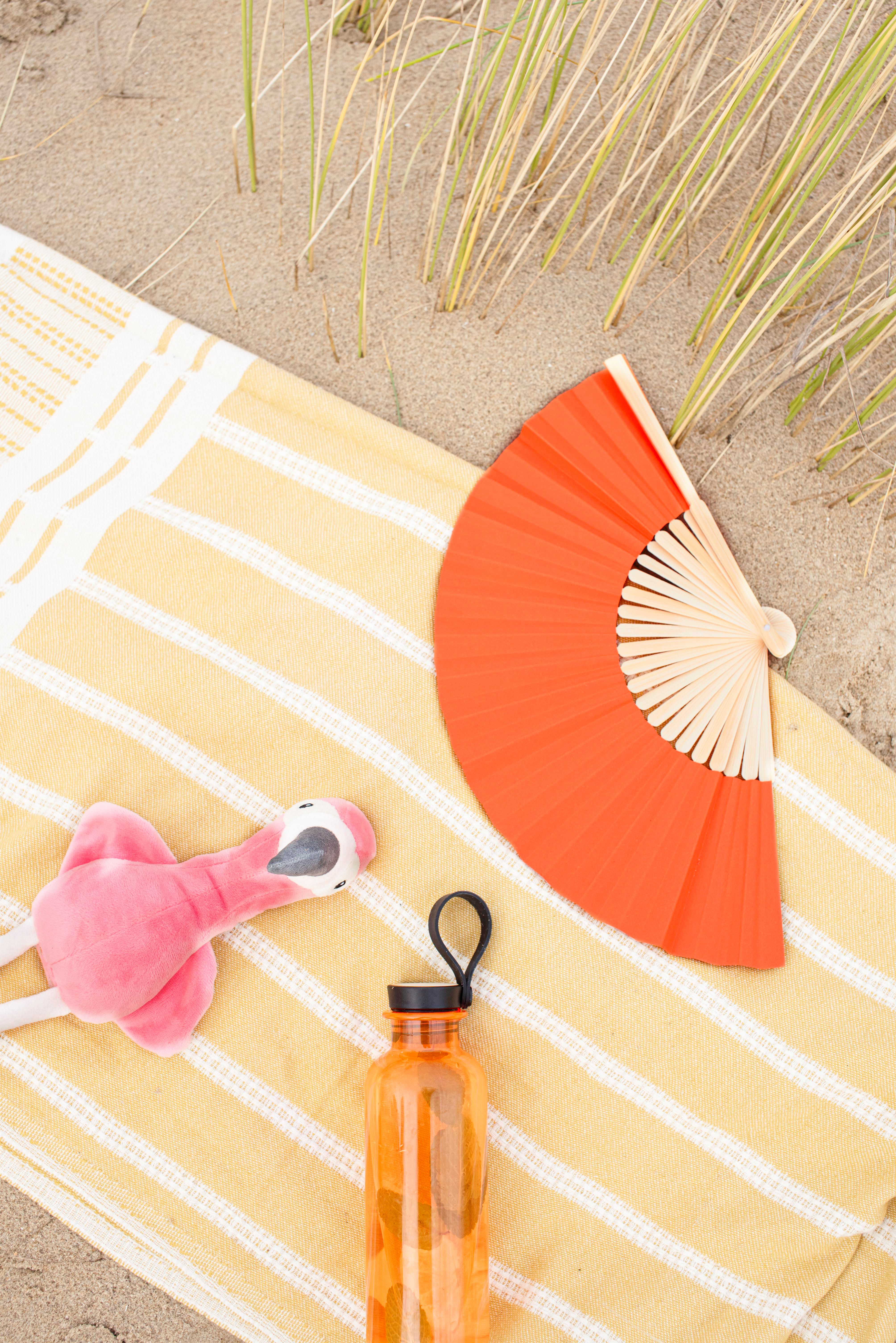 Abanico de bambú Elio