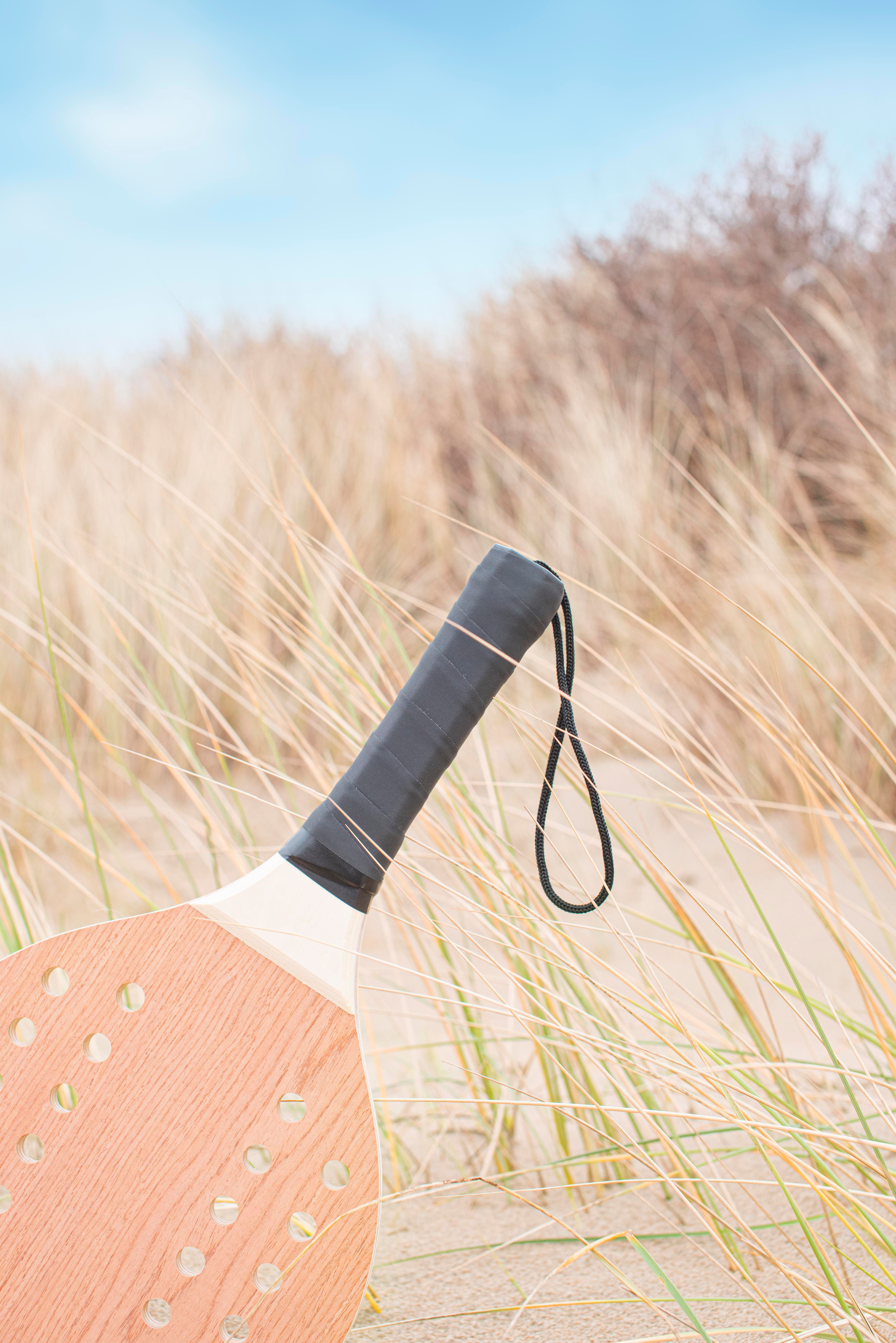 Set de palas XL de palisandro y pelota Sergio