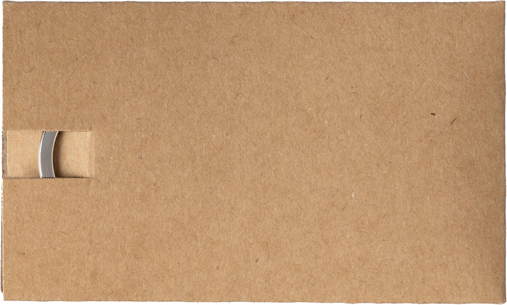 Llavero de zinc y bambú Angelika