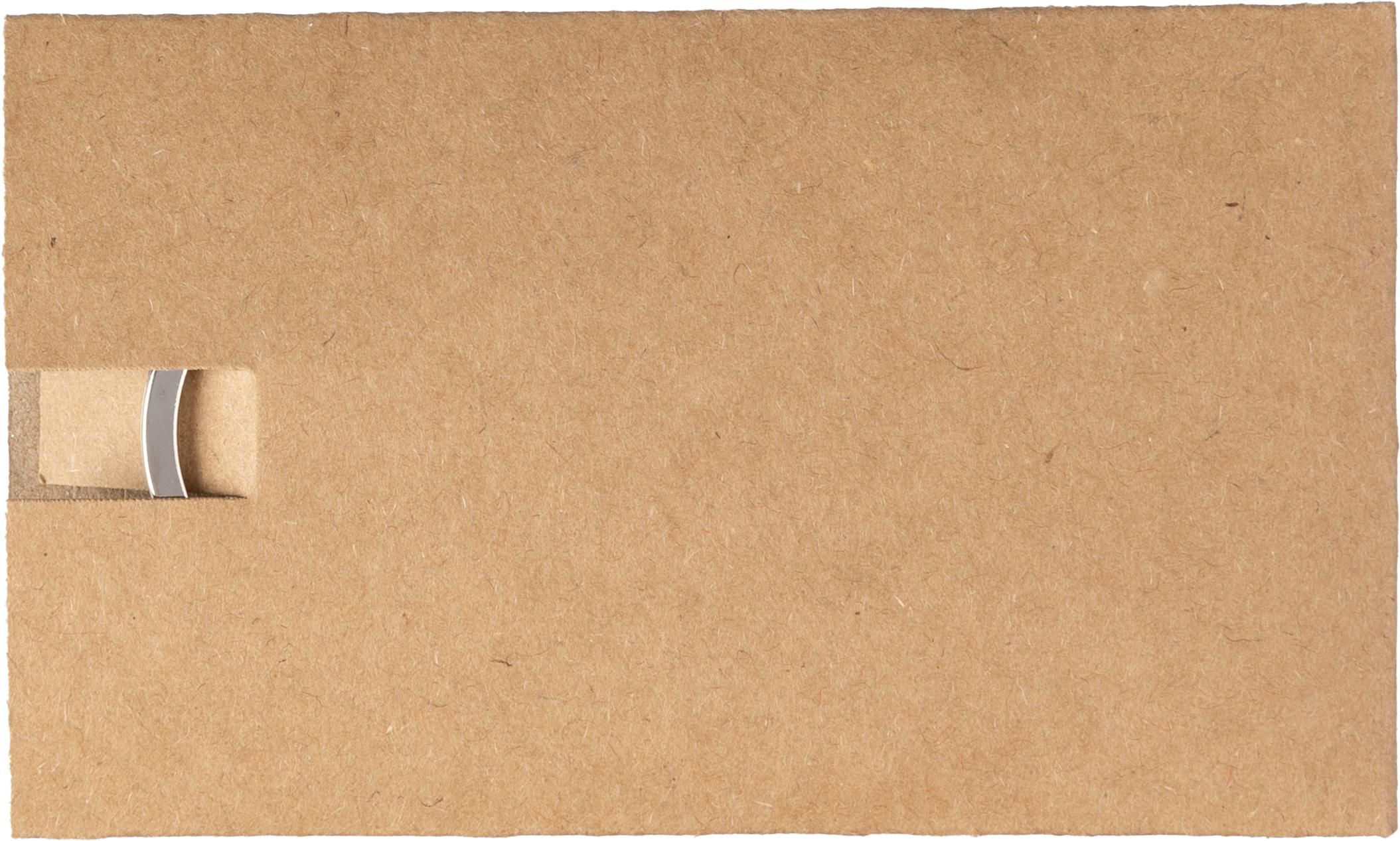 Llavero de zinc y bambú Bernd