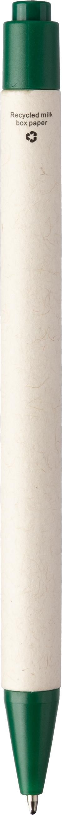 Bolígrafo de cartón de leche reciclado Heike