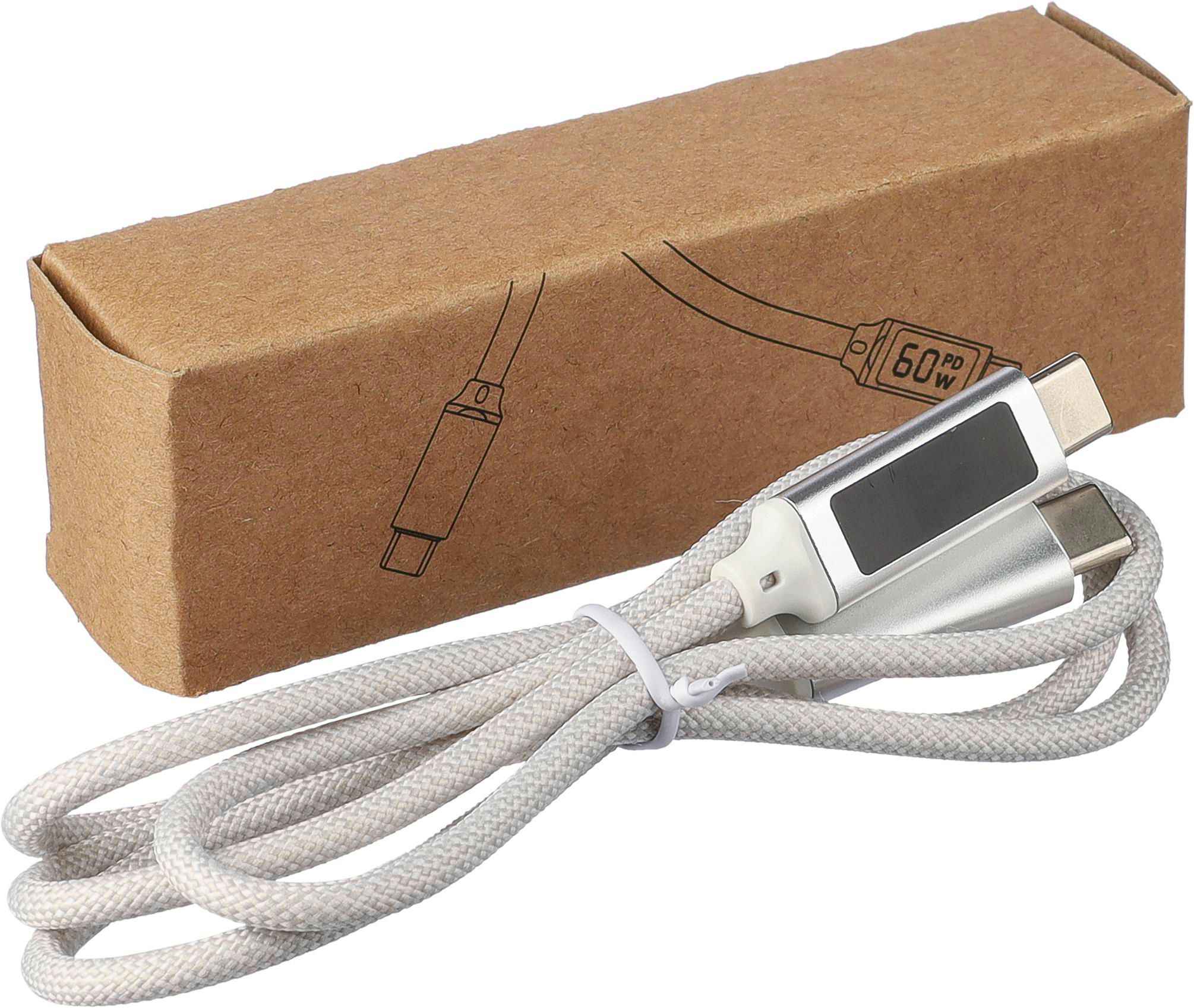 Cable de carga y transferencia 65W de nailon Claudia