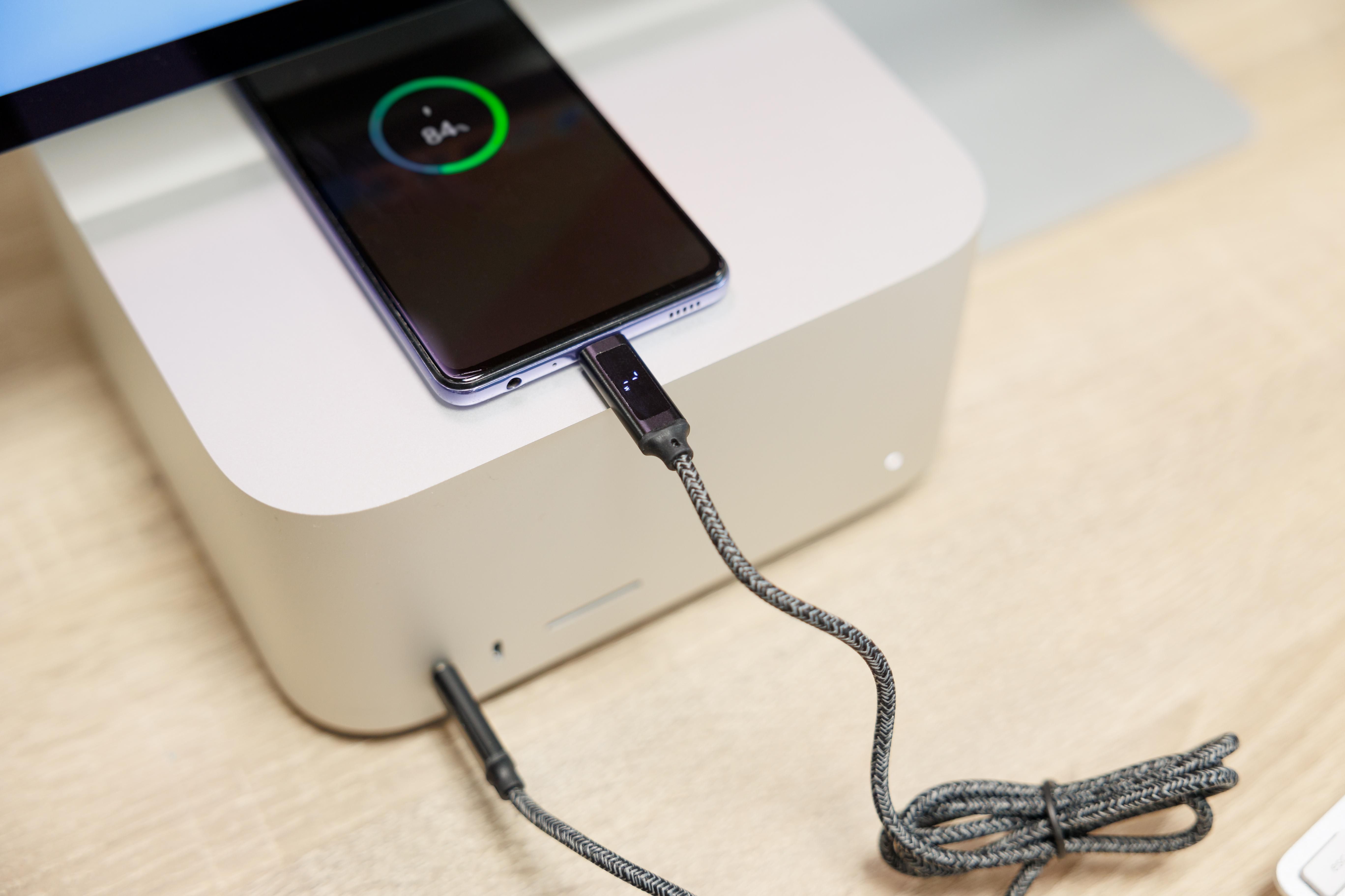 Cable de carga y transferencia 100W de nailon Gerd