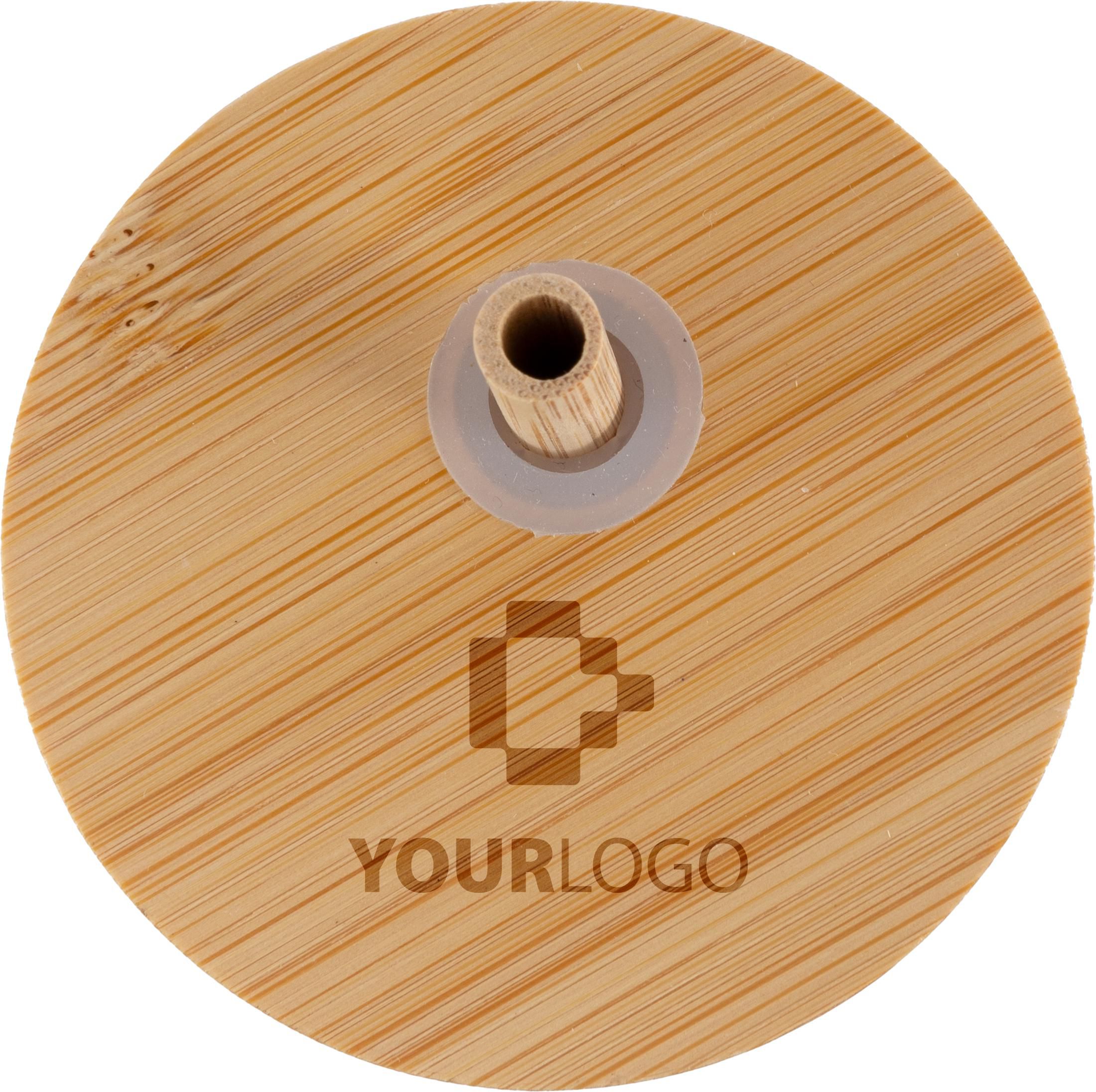 Vaso de vidrio y corcho Marlies