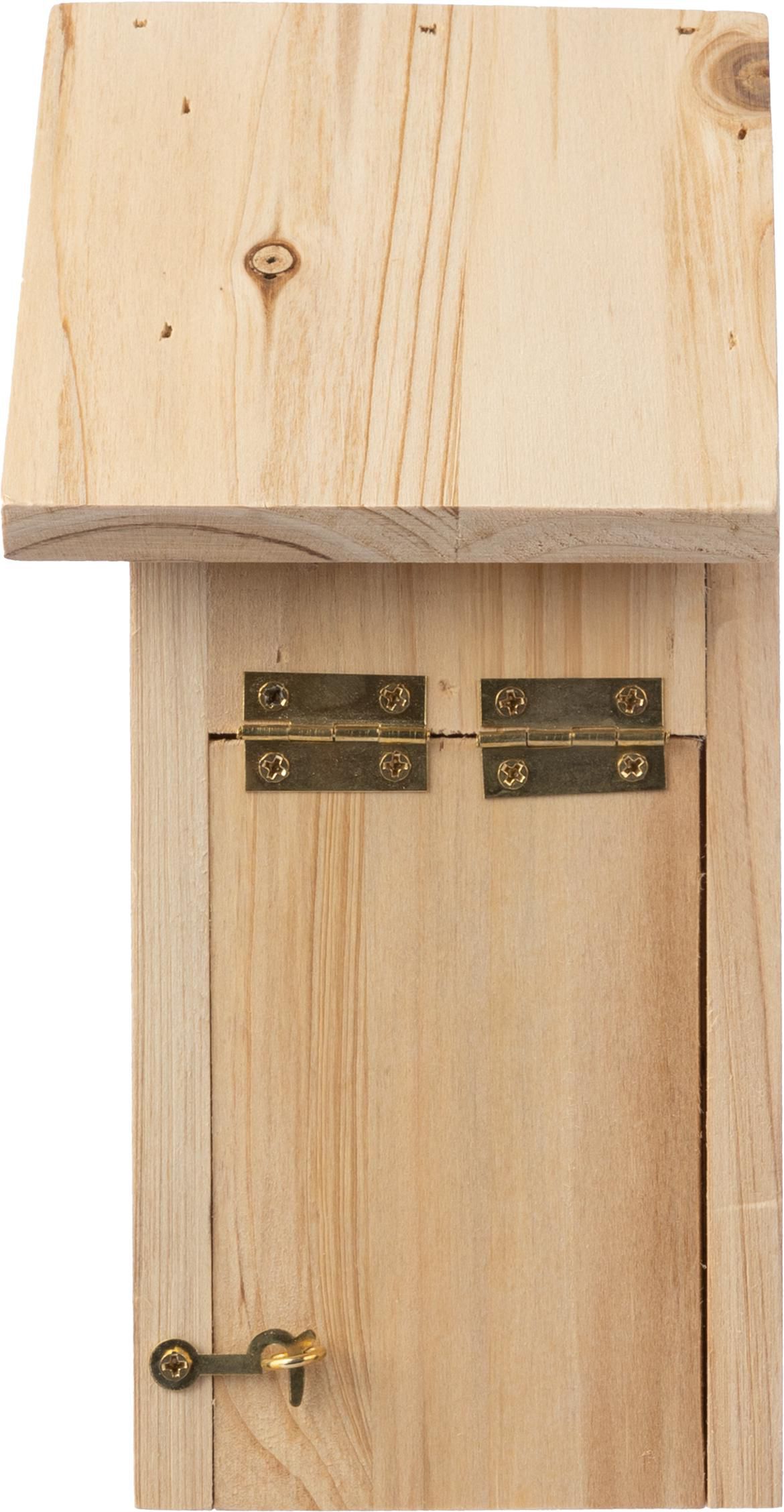 Casa de pino para mariposa Anita