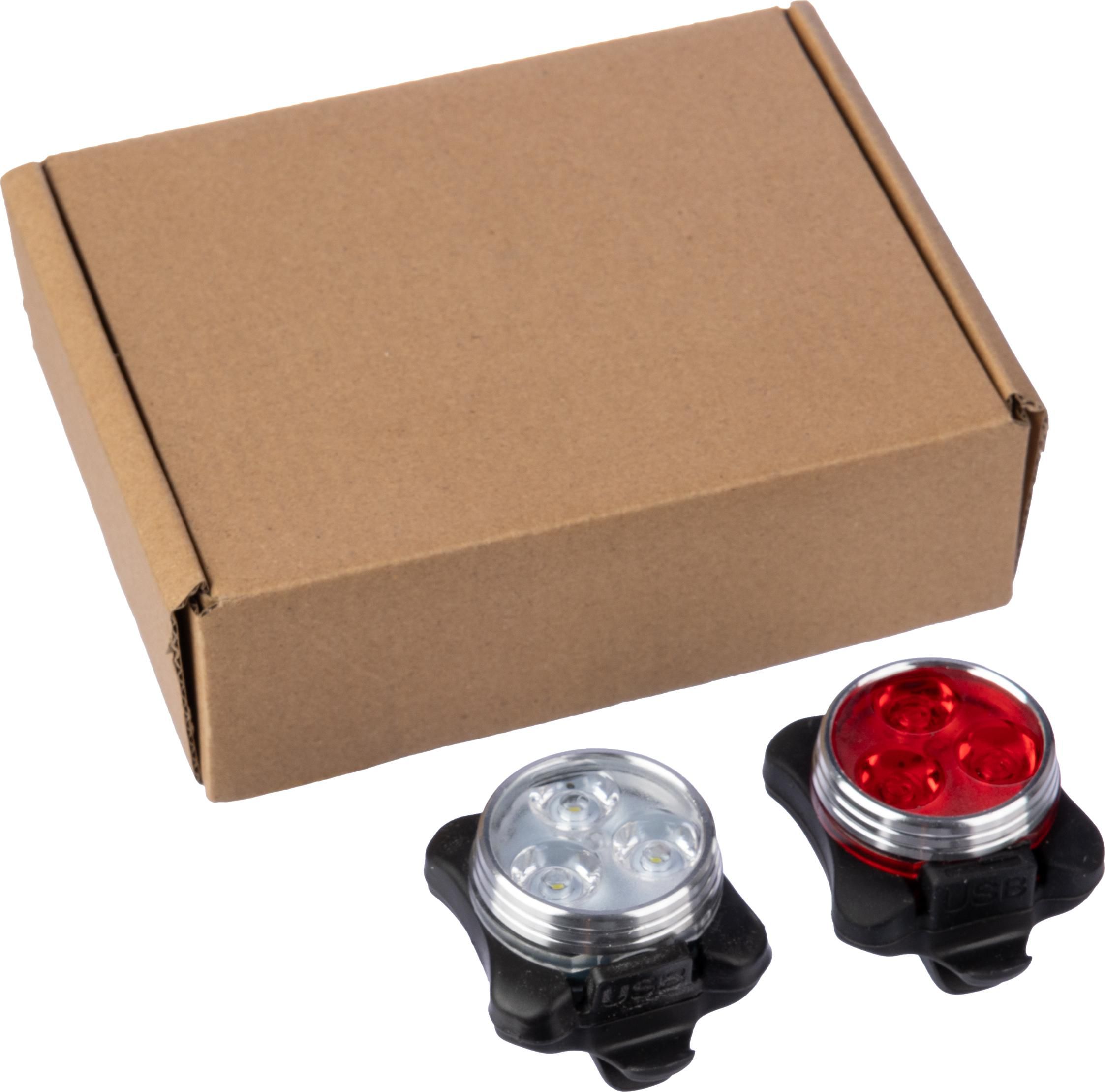 Luces de bicicleta recargables de ABS Elisabeth
