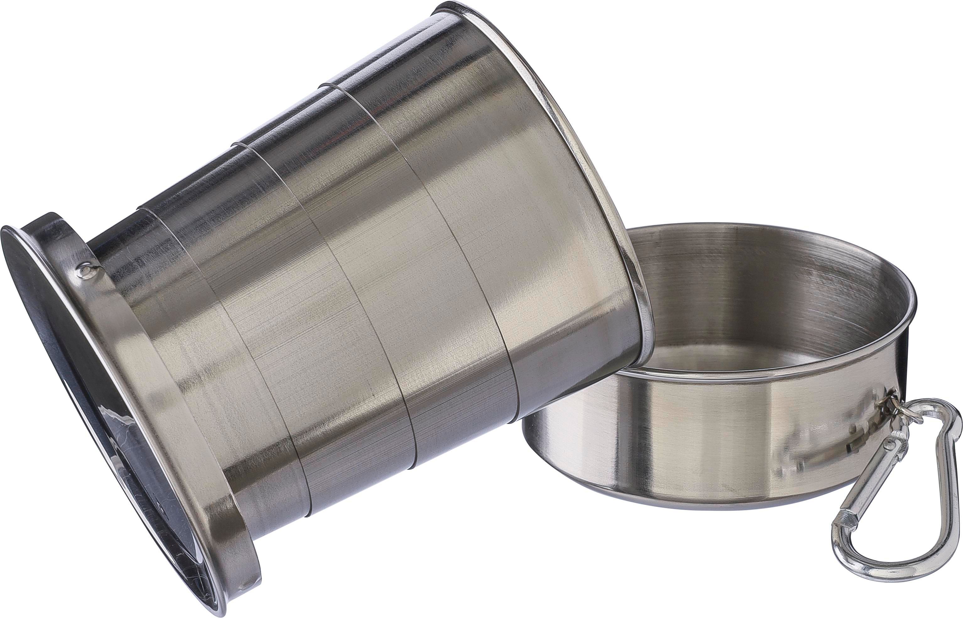 Vaso plegable de acero inox. Annette