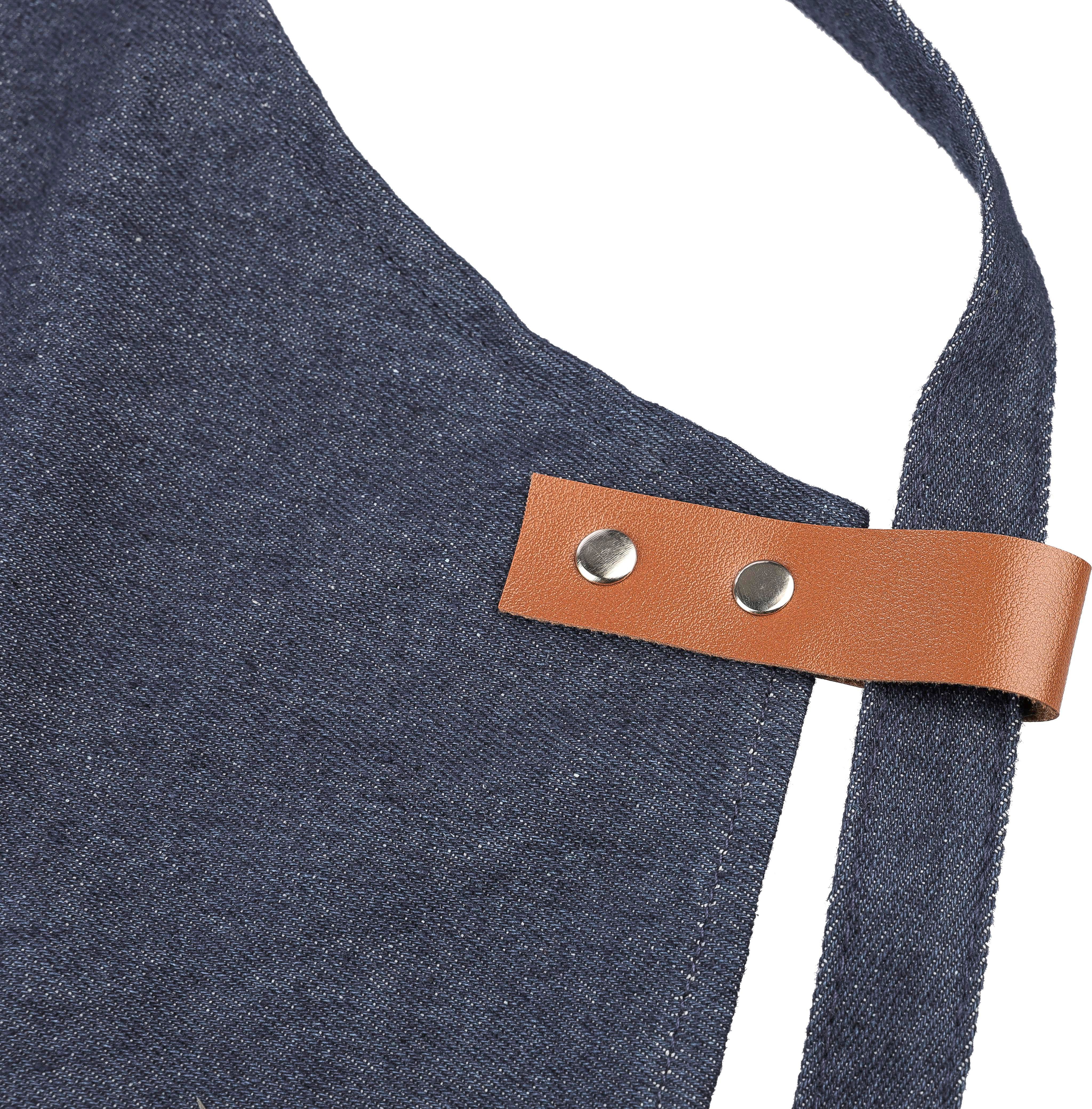 Delantal de mezclilla vaquera Greg