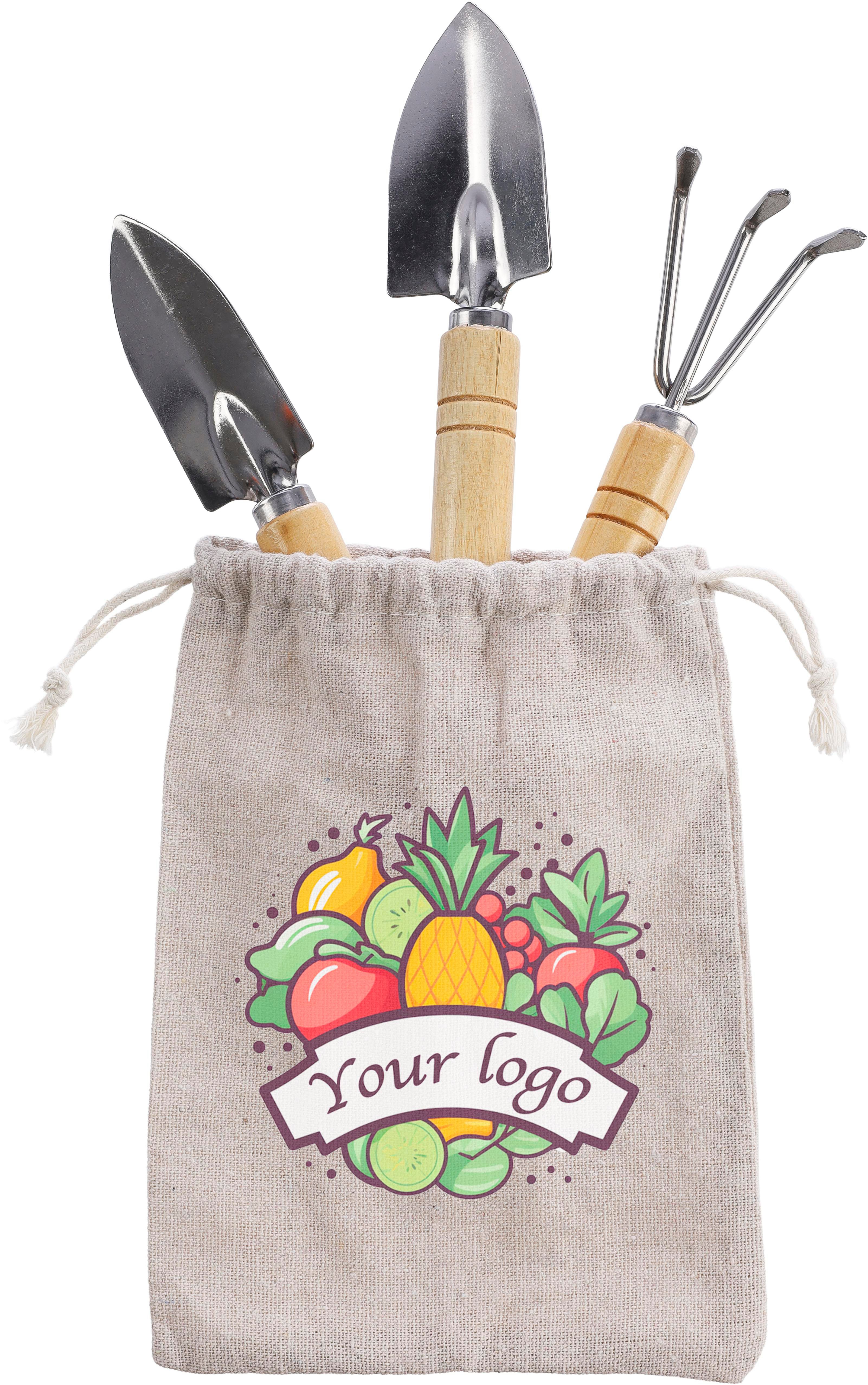 Set de herramientas para jardín de madera Jeanette