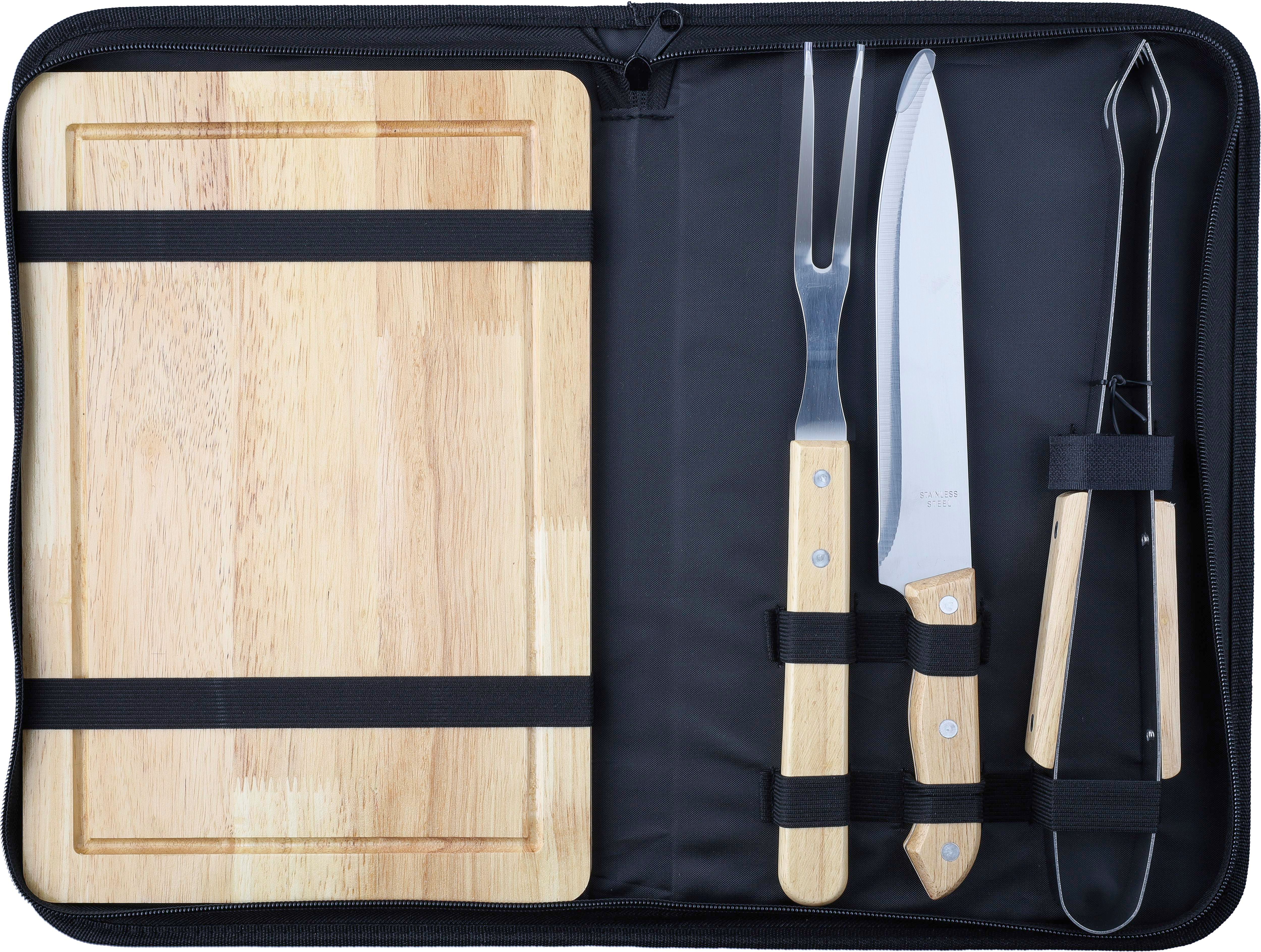 Set de bbq. de acero inox. Kathleen