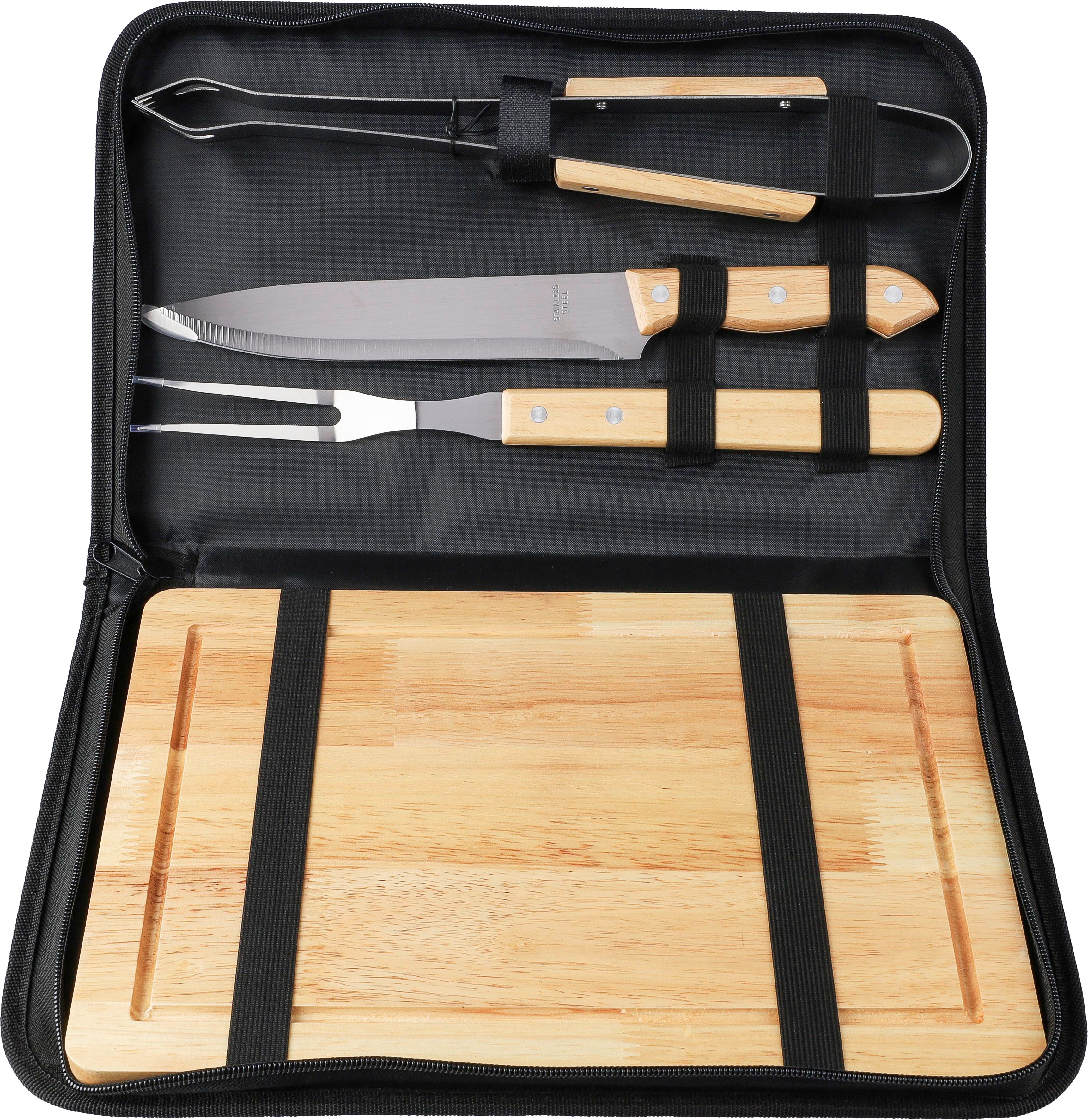 Set de bbq. de acero inox. Kathleen