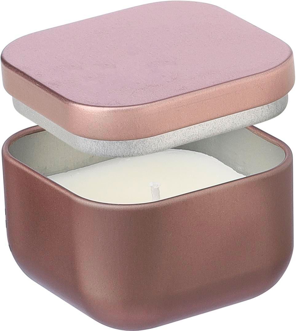 Tarro de metal con vela Laurie