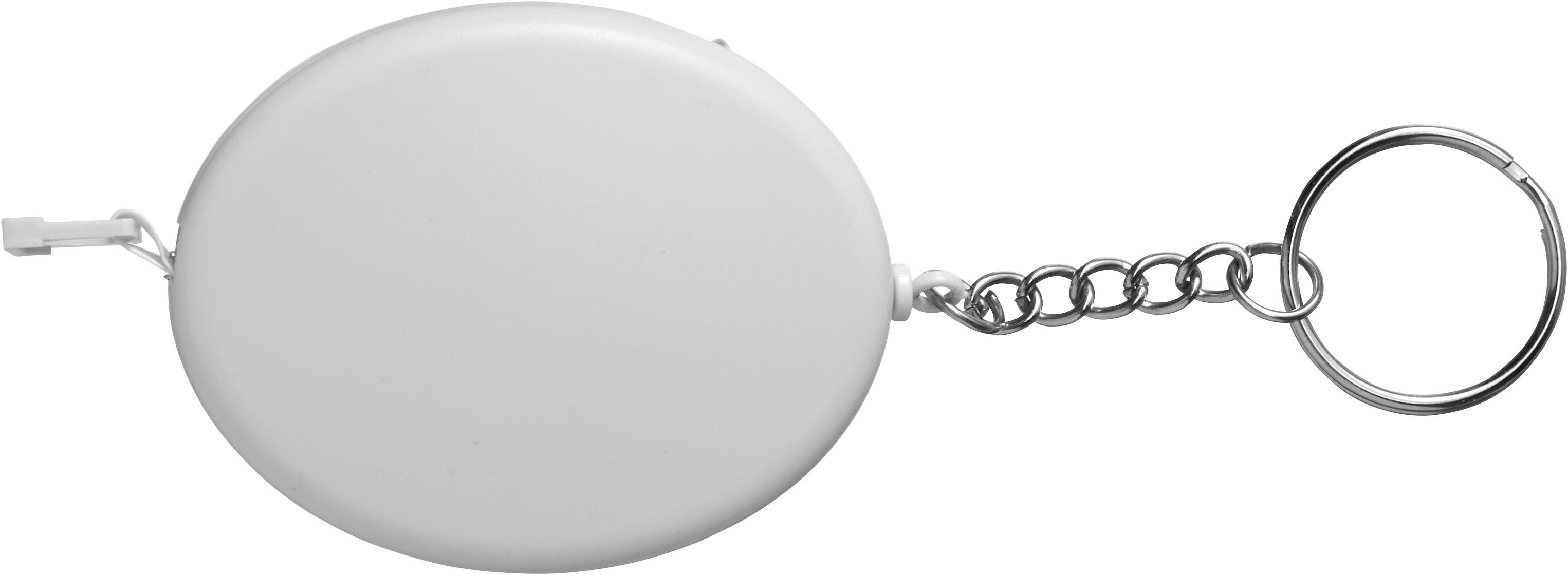 Llavero de ABS con flexómetro Lorena