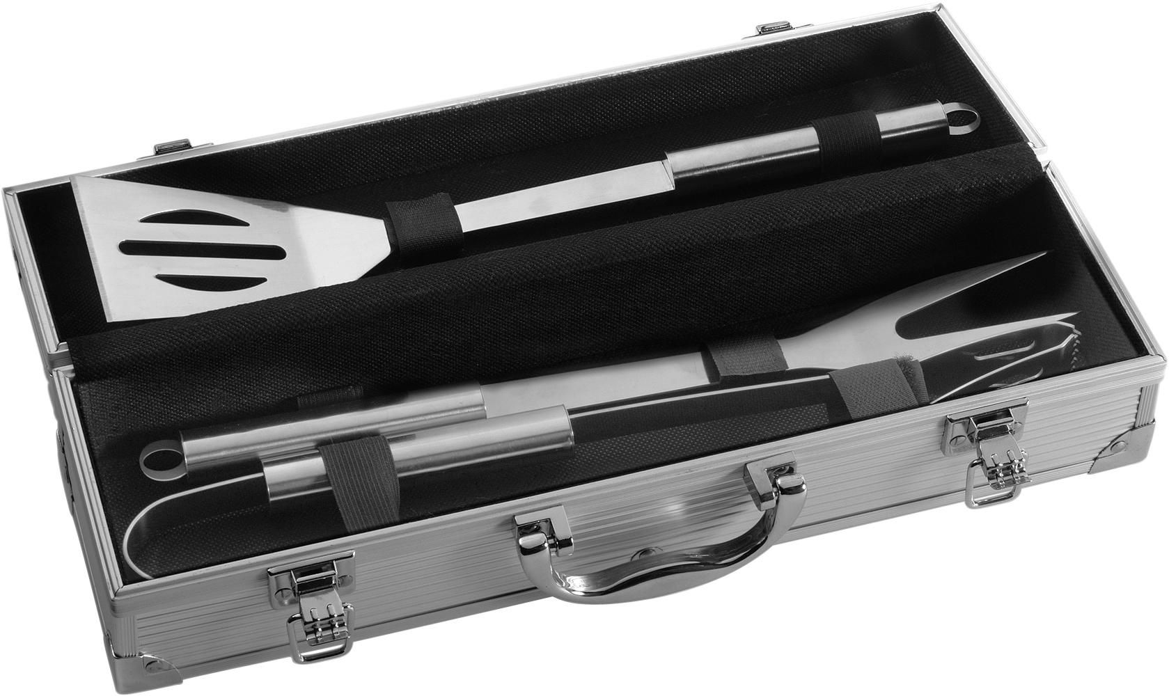 Set de bbq de acero inox. Jennifer